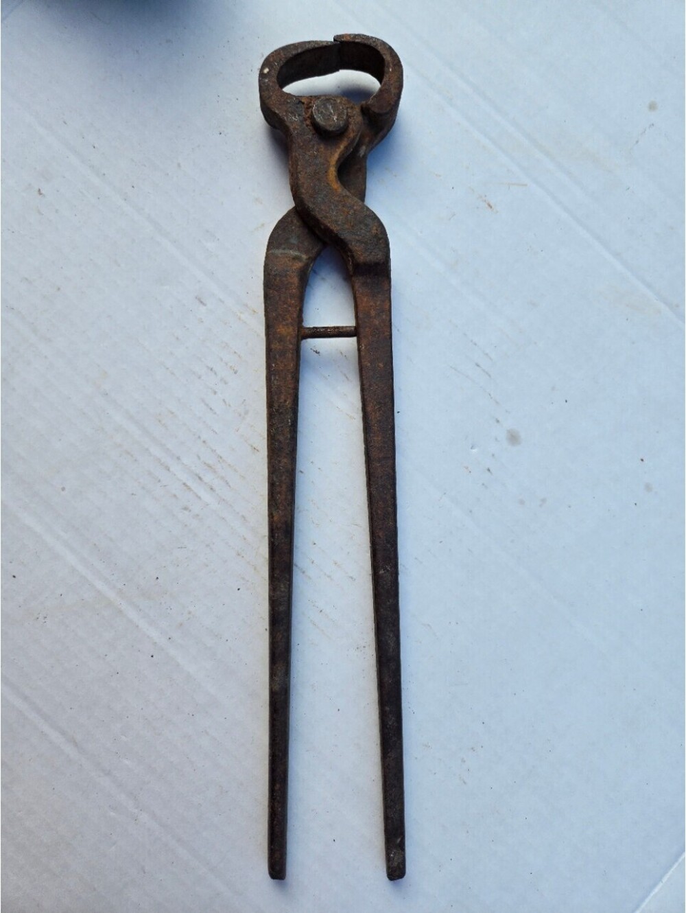 Antique Farrier Hoof Nippers Blacksmith Pincers Primitive Farm Tool
